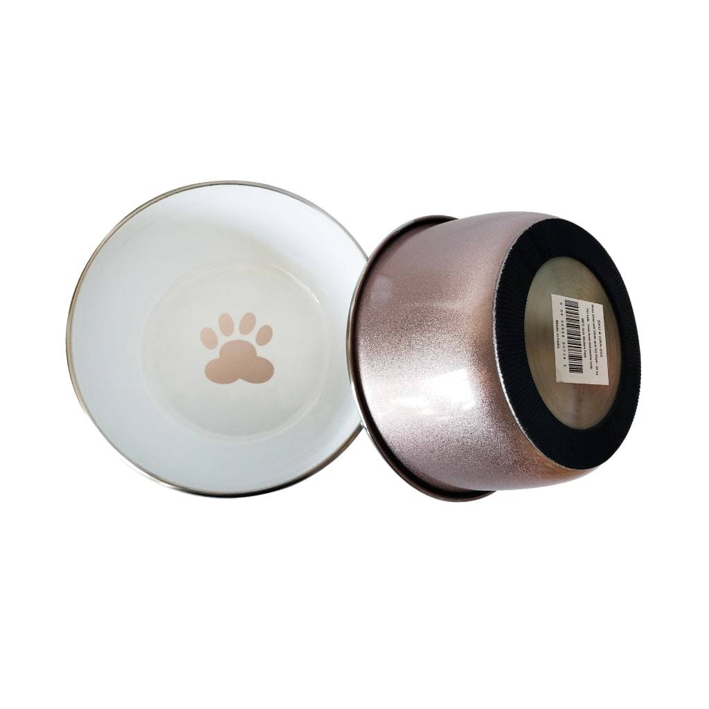 Deep Bowl – Paw Print Design (32 oz) Dog Bowls Deep Bowl - Paw Print Design (32 oz) Dog Bowls